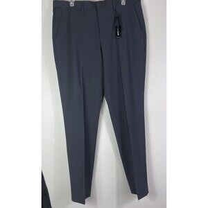 Express Photographer Pants Men 34x34 Slim Fit Gray Wool Blend Performance